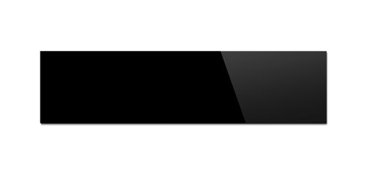 Wooden blind slat 50 mm, black glossy (35MM)