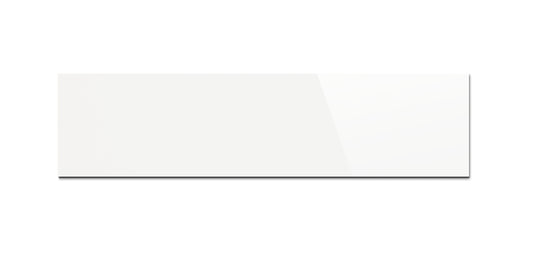 Wooden blind slat 50 mm, white glossy (57MM)