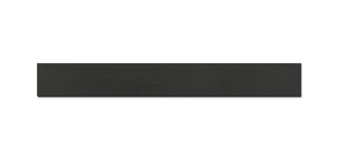 Jaluzea de lemn NATURAL 25 mm — Negru cu fibră vizibilă (64NS)